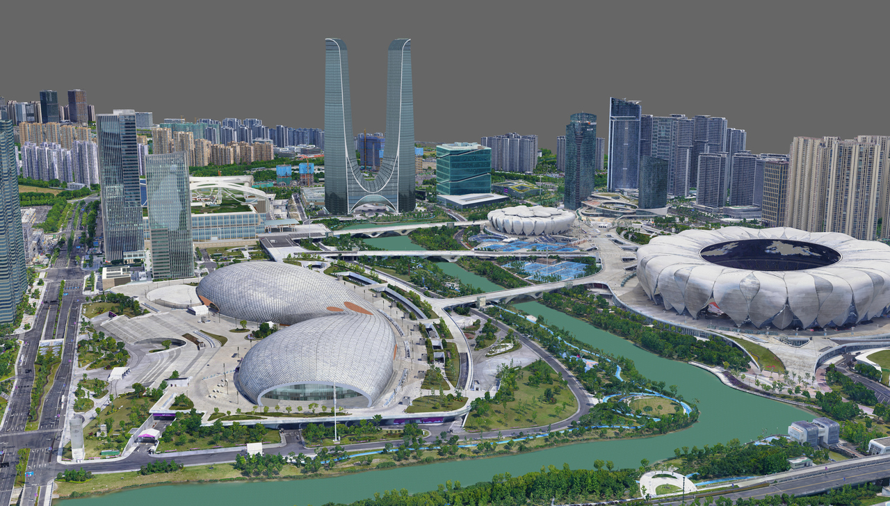 现实城市如何“复刻”进电脑？实景三维构建“云端之城”！(图1)